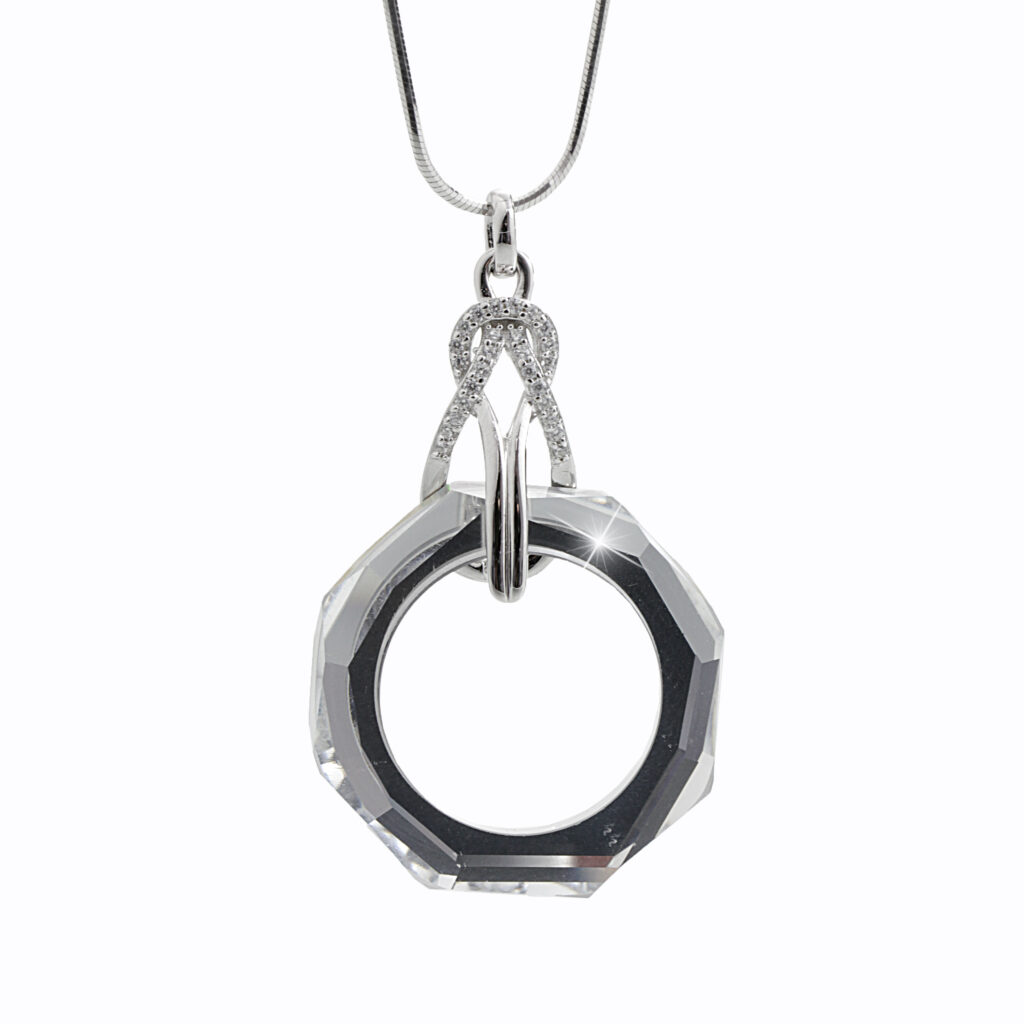 Sterling Silver Swarovski Crystal Pendant Necklace