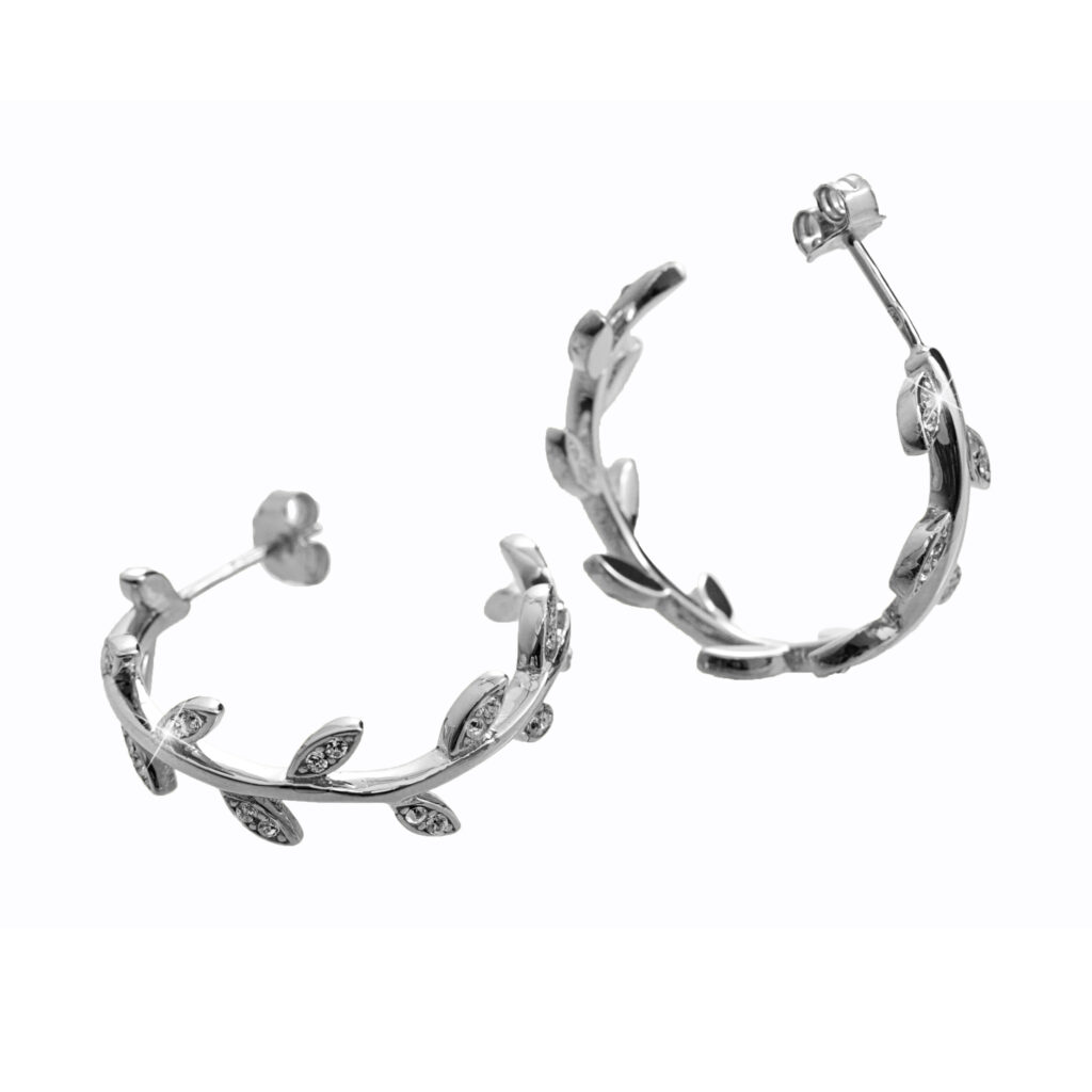 Sterling Silver Swarovski Crystal Earrings