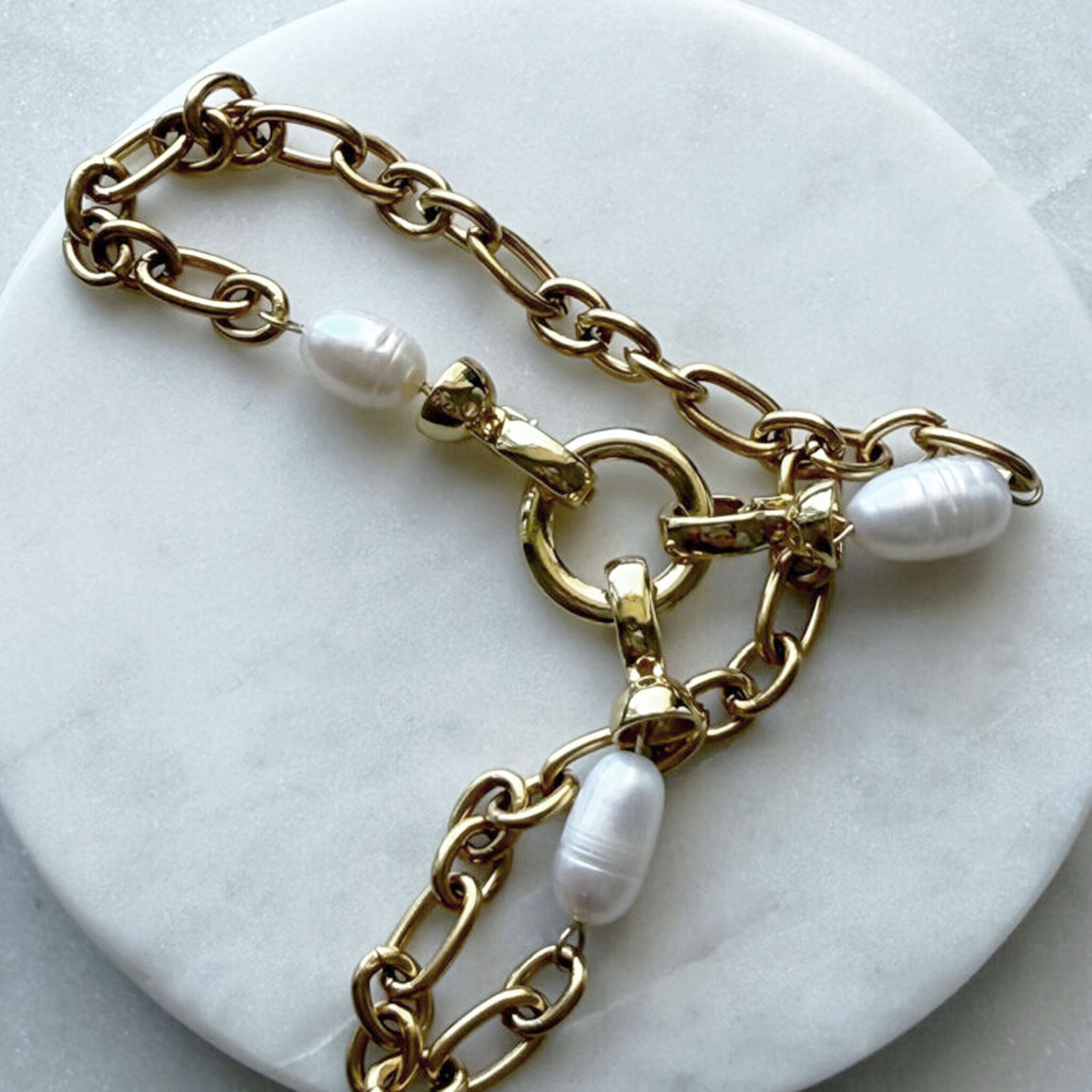 Celestial Pearl Bracelet